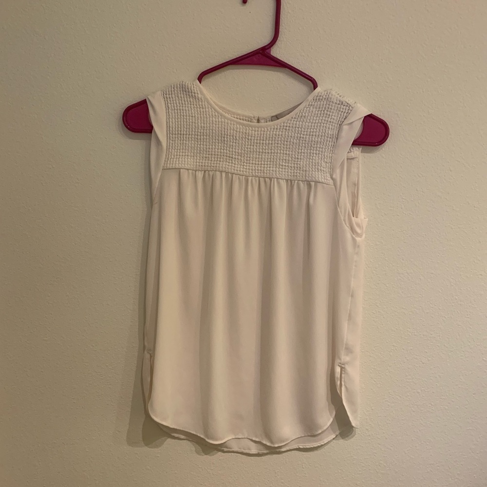 LOFT Pale White Tops